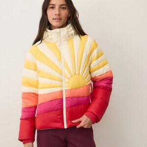 Marine Layer Sunbeam Puffer Jacket, size M